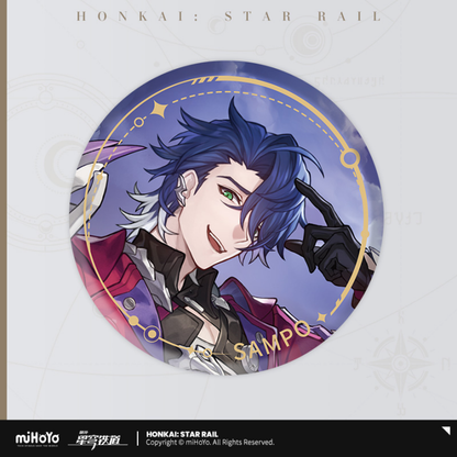 Honkai: Star Rail Character Portrait Can Badge - miHoYo