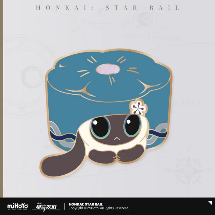 Honkai: Star Rail Ruan Mei’s Creation Unusual Pets Collection Critter Pick Pin Metal Metallic Badge miHoYo