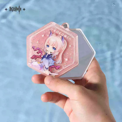 Genshin Impact Sweet Summer Series Liquid Sand Glitter Hand Mirror - miHoYo