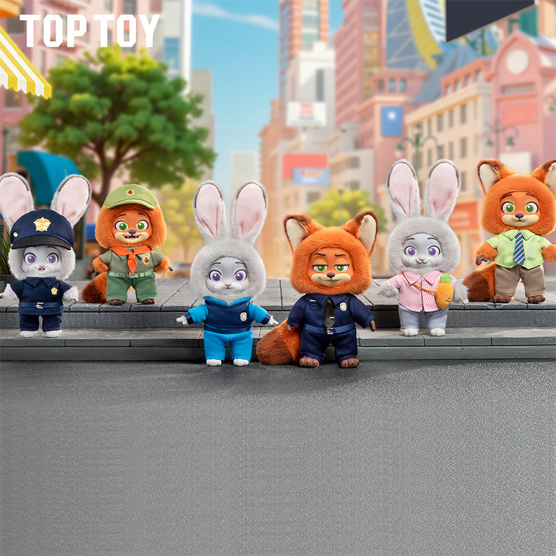 ZOOTOPIA NICK & JUDY'S Growth Journey Series Plush Blind Box TOP TOY