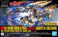 HGUC 216 RX-0 Unicorn Gundam 03 Phenex (Destroy Mode) (Narrative Ver.) [Gold Coating]