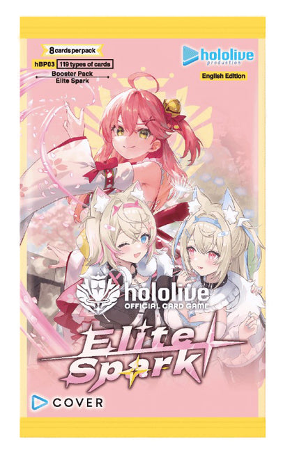Hololive CG Card Game Elite Spark Booster Pack COVER