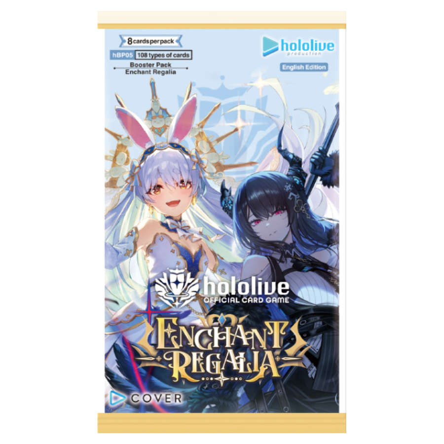 Hololive CG Card Game Enchant Regalia Booster BOX COVER (12 Packs)
