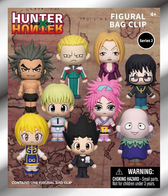 HUNTER X HUNTER SERIES 2 3D FOAM BAG CLIP Monogram