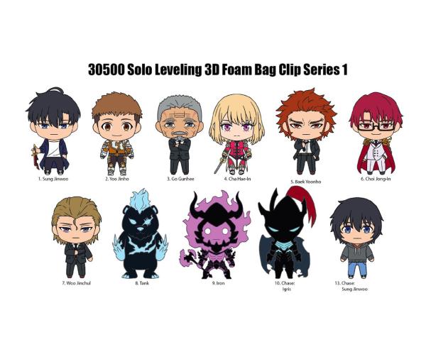 SOLO LEVELING 3D FOAM BAG CLIP Monogram