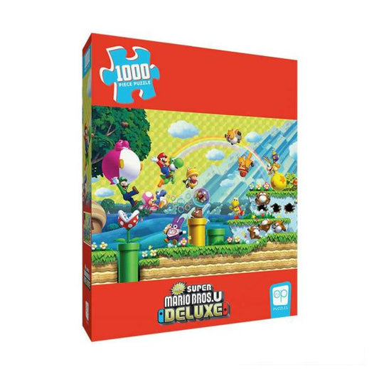 Super Mario Bros.™ U Deluxe Usaopoly PUZZLE 1000PC SUPER MARIO CHAOS & FUN