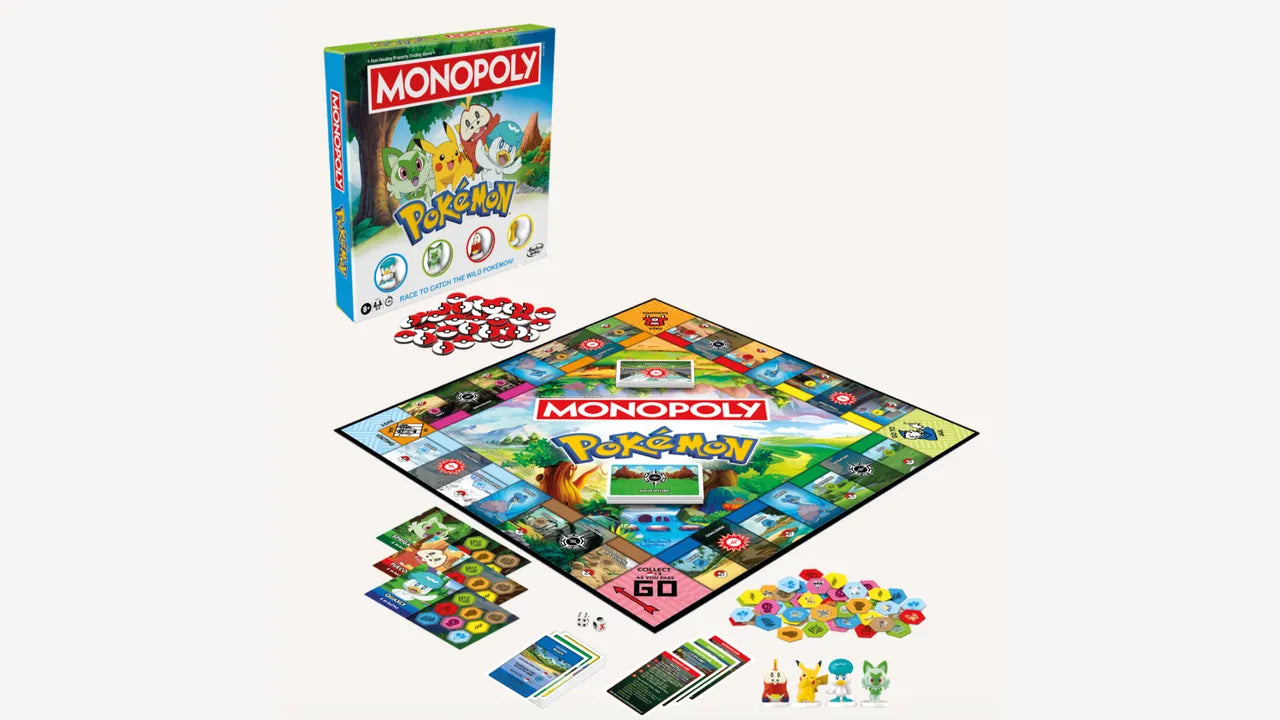 MONOPOLY Pokémon Edition Board Game Hasbro