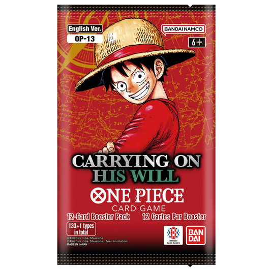 ONE PIECE CG OP-13 Carrying On His Will Booster Pack
