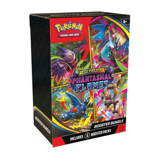 Pokémon TCG: Mega Evolution Phantasmal Flames Booster Bundle (6 Pack)