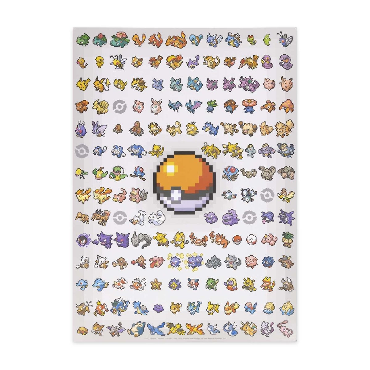 Pokémon Kanto Pokémon Pixels Pokémon Puzzle (1,000 Pieces)