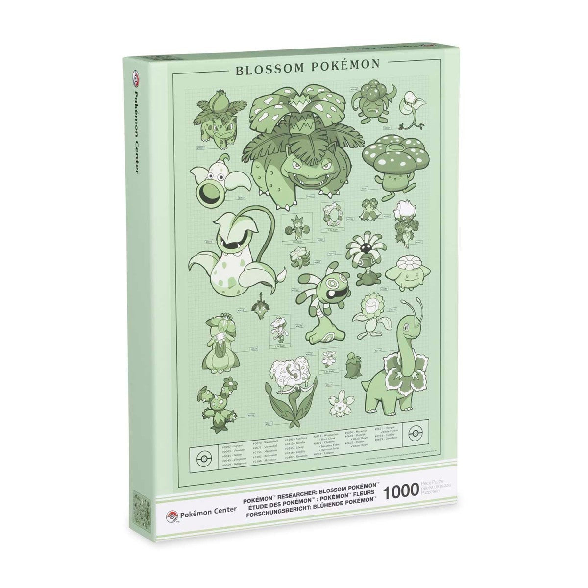 Pokémon Pokémon Researcher: Blossom Pokémon Puzzle (1,000 Pieces)