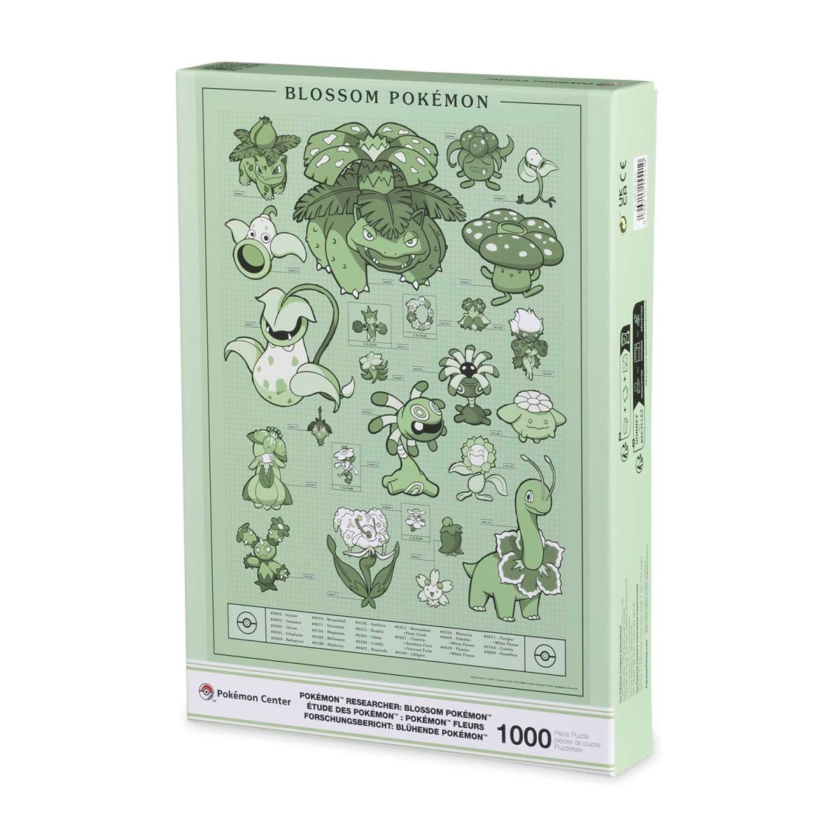 Pokémon Pokémon Researcher: Blossom Pokémon Puzzle (1,000 Pieces)