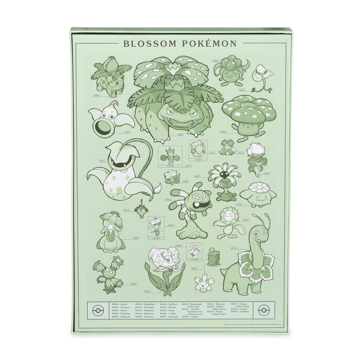 Pokémon Pokémon Researcher: Blossom Pokémon Puzzle (1,000 Pieces)