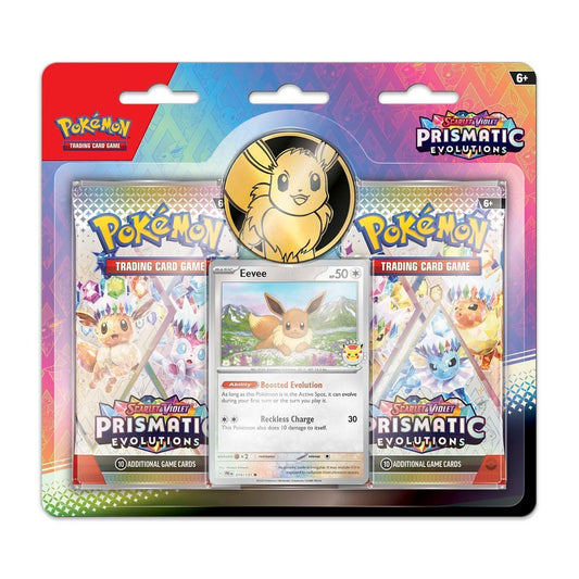 Pokémon TCG: Scarlet & Violet - Prismatic Evolutions 2 Pack Blister Eevee