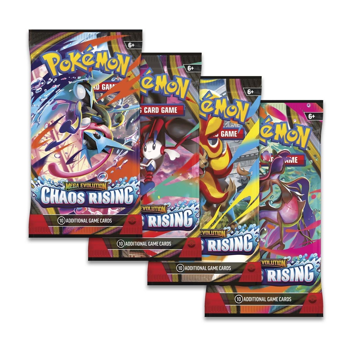 Pokémon TCG: Mega Evolution Chaos Rising Build and Battle Kit (4 Packs)