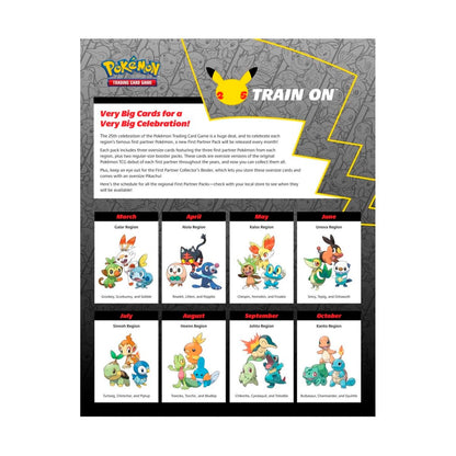 Pokémon TCG: First Partner Collector's Binder (Holds up to 30 oversize Pokémon TCG cards)