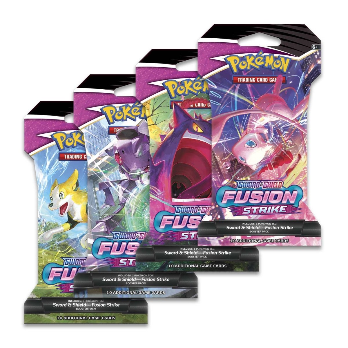 Pokémon TCG: Sword & Shield Fusion Strike Sleeved Booster Pack (10 Cards)