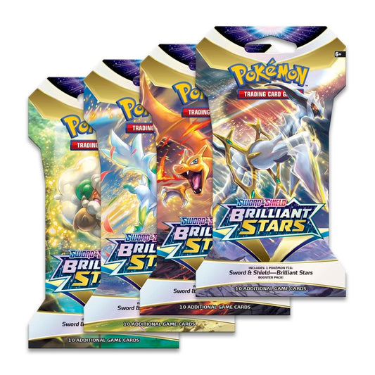 Pokémon TCG: Sword & Shield Brilliant Stars Sleeved Booster Pack (10 Cards)