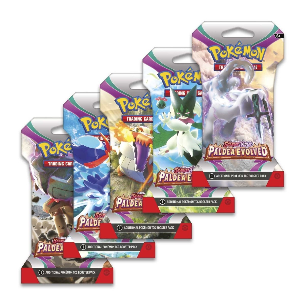 Pokémon TCG: Scarlet & Violet-Paldea Evolved Sleeved Booster Pack (10 Cards)