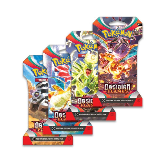 Pokémon TCG: Scarlet & Violet-Obsidian Flames Sleeved Booster Pack (10 Cards)