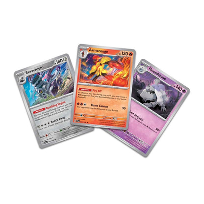 Pokémon TCG Enhanced 2 Booster Packs & Coin Armarouge, Revavroom & Houndstone