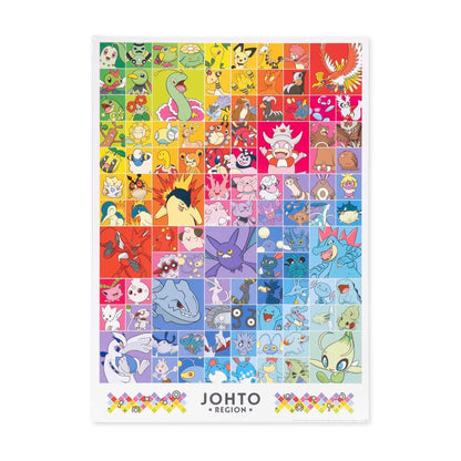 Pokémon Johto Rainbow Puzzle (1,000 Pieces)