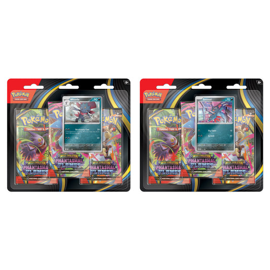 Pokémon TCG: Mega Evolution Phantasmal Flames 3 Pack Blister