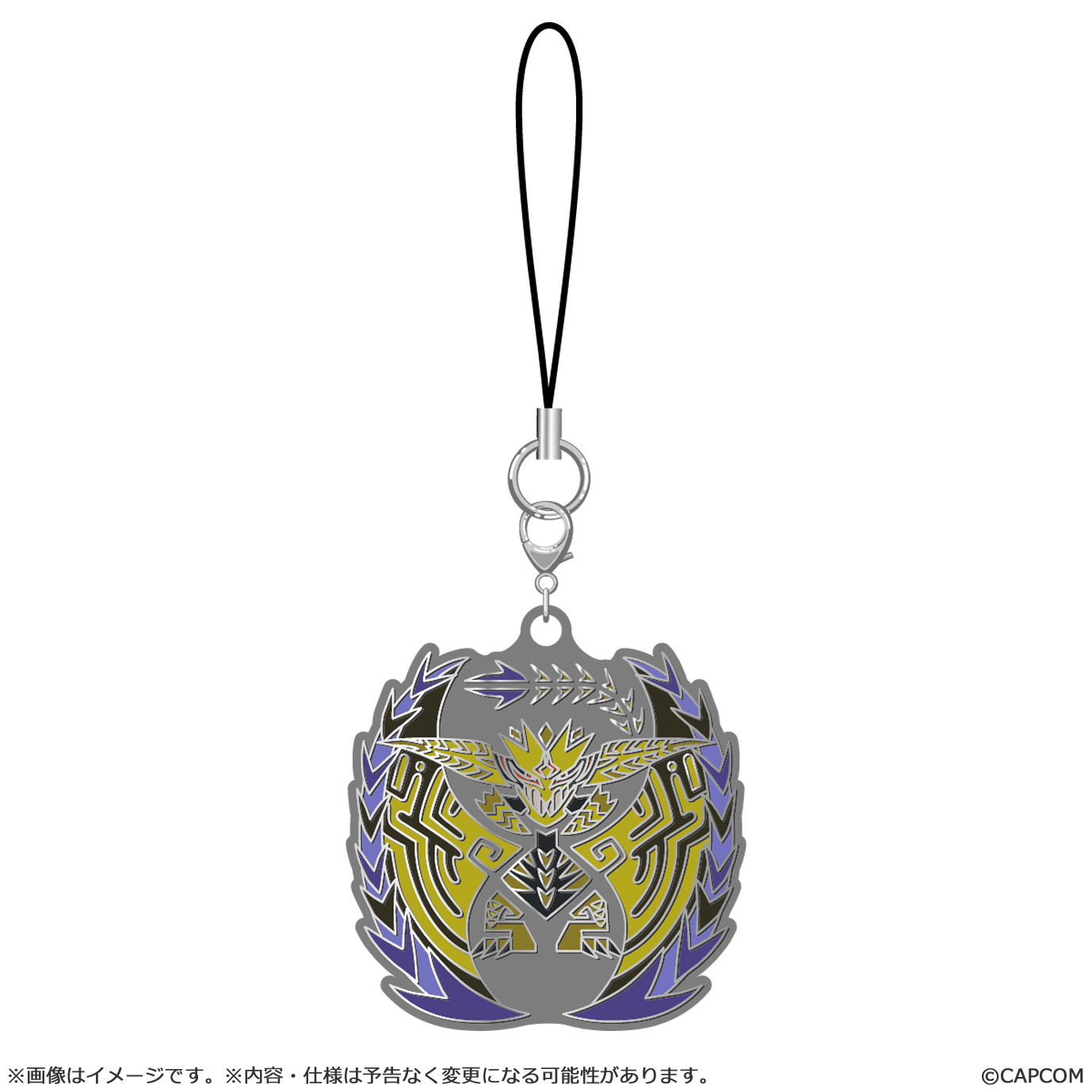 Monster Hunter Wilds Monster icon Metal Keychain CAPCOM