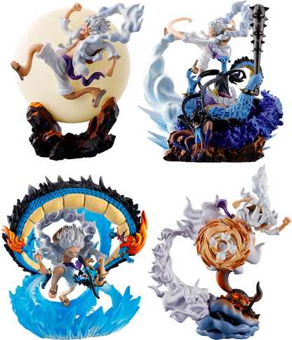 One Piece Pettitrama series LOGBOX RE BIRTH ONE PIECE Gear Five Special MEGAHOUSE