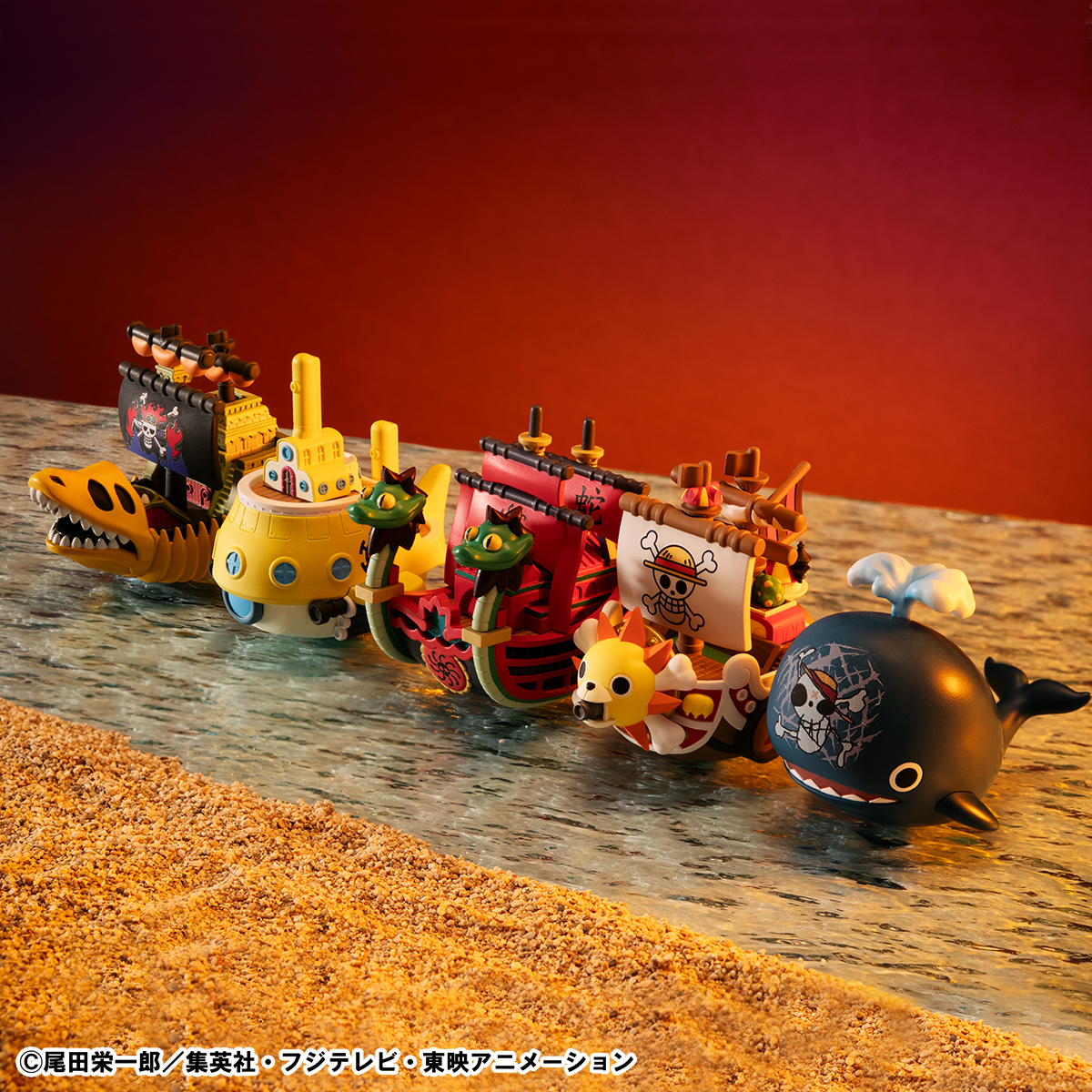 One Piece YURACOLLE series ONE PIECE Grand Line Collection set Vol 2 MEGAHOUSE Special Packaging Set