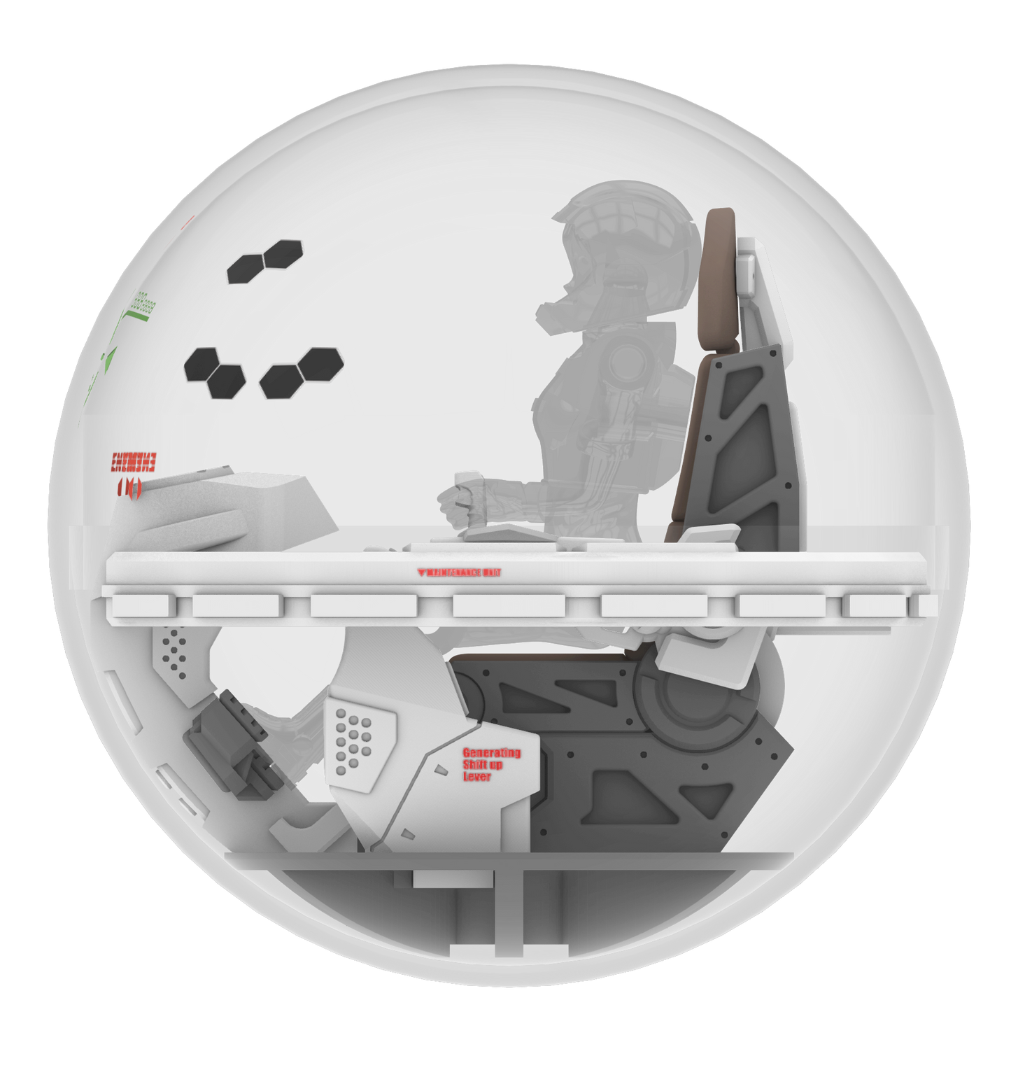 Capsule Cockpit Type FO-6532 BOX Deluxe Edition WONDER PON