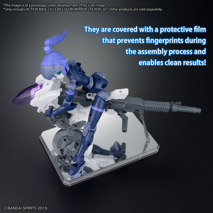 AB7 Action Base 7 [Clear Color] Mirror Stickers Set