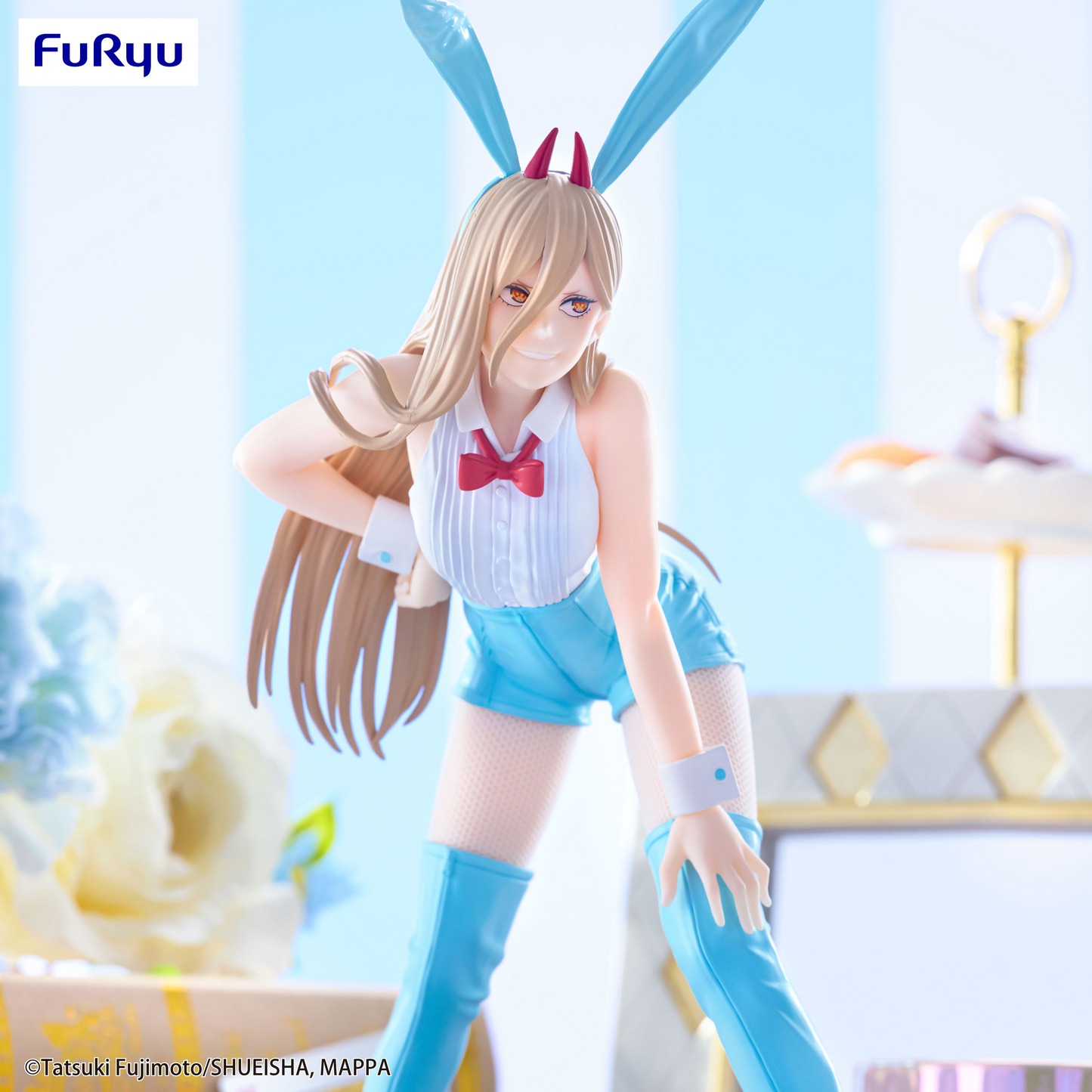 Chainsaw Man BiCute Bunnies Figure Power Light Blue Color ver.FuRyu