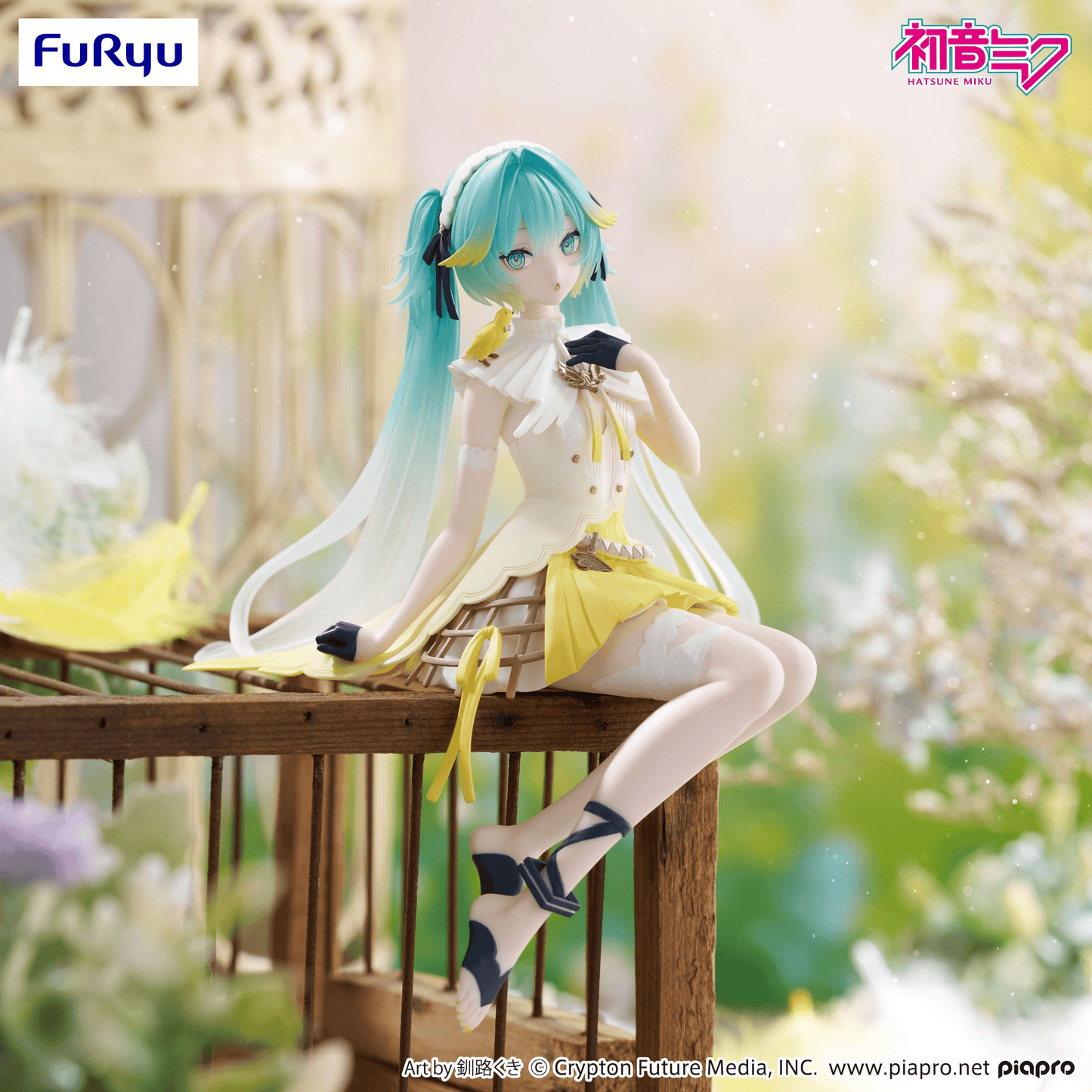 Hatsune Miku Noodle Stopper Figure Canary Bird FuRyu