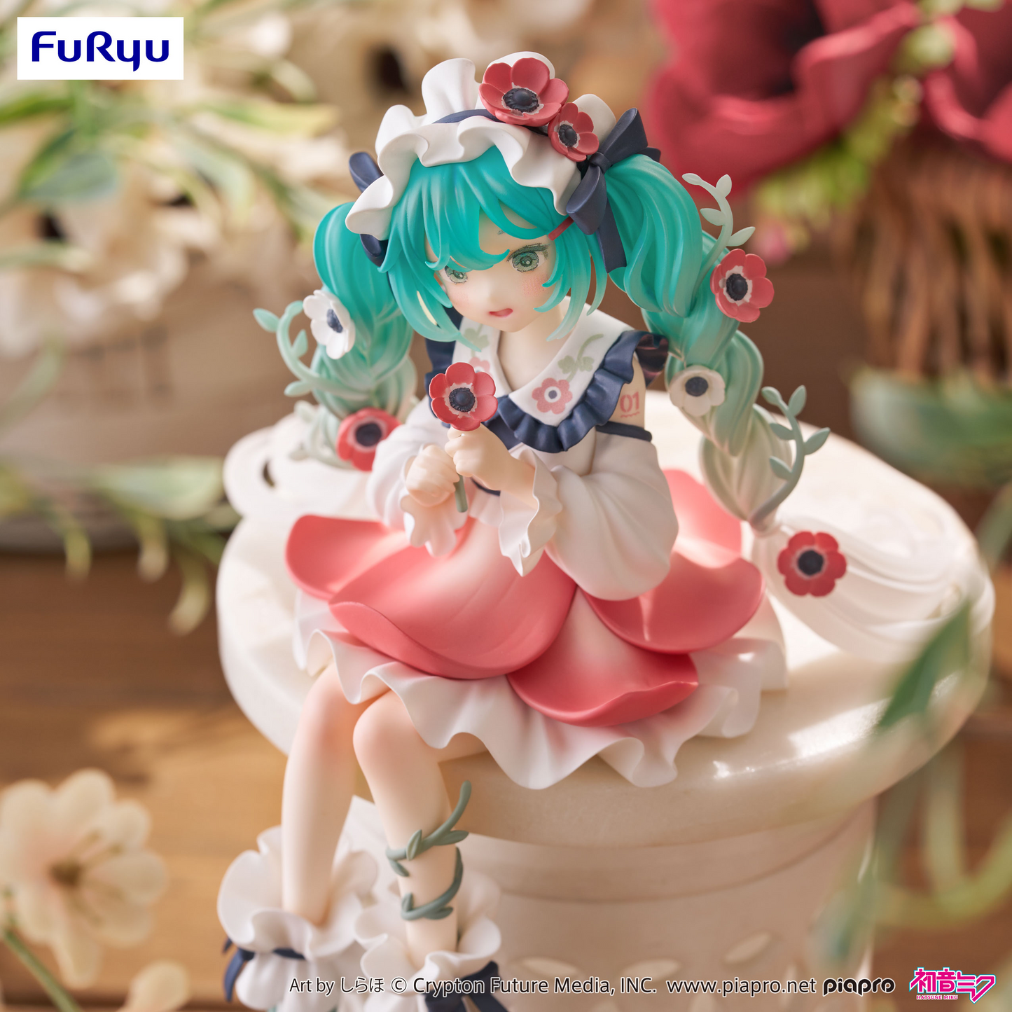 Hatsune Miku Noodle Stopper Figure Flower Fairy Anemone FuRyu