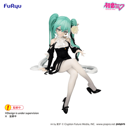 Hatsune Miku Noodle Stopper Figure Flower Fairy White Rose FuRyu