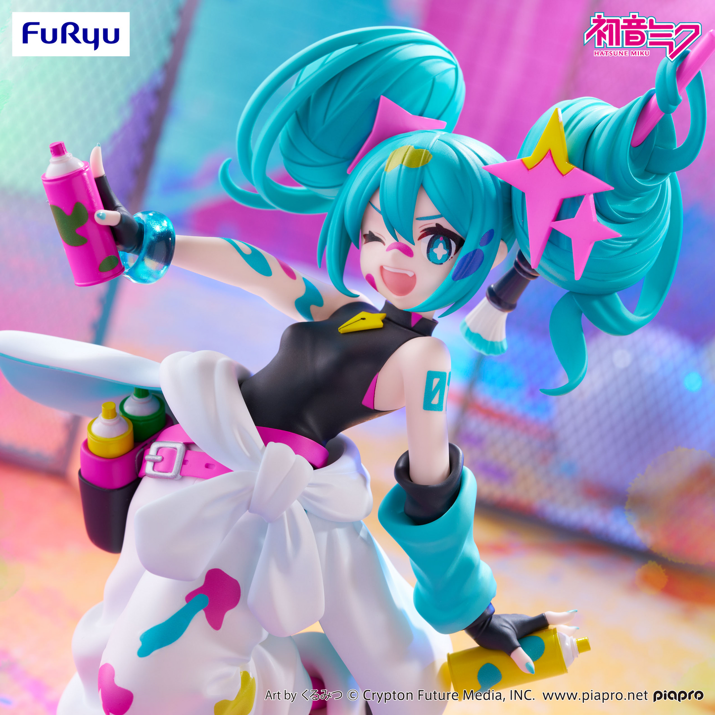 Hatsune Miku Trio-Try-iT Figure Paint Girl FuRyu