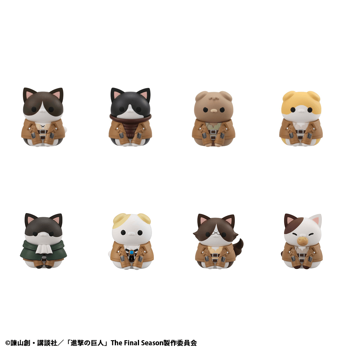Attack on Titan Attack MEGA CAT PROJECT on Tinyan Gathering Scout Regiment danyan! MEGAHOUSE