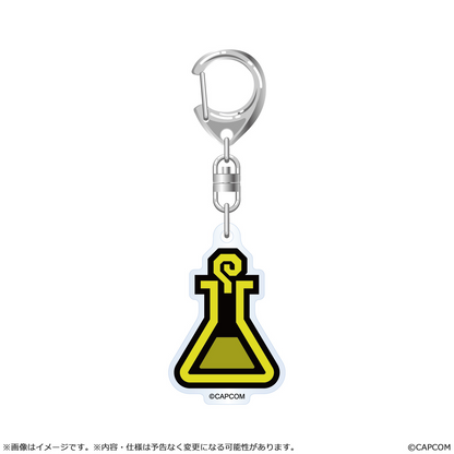 Monster Hunter Wilds Item icon Acrylic Keychain CAPCOM