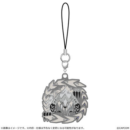 Monster Hunter Wilds Monster icon Metal Keychain CAPCOM
