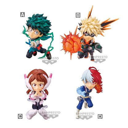 My Hero Academia Heroes World Collectible Blind Box Figure BANPRESTO Bandai