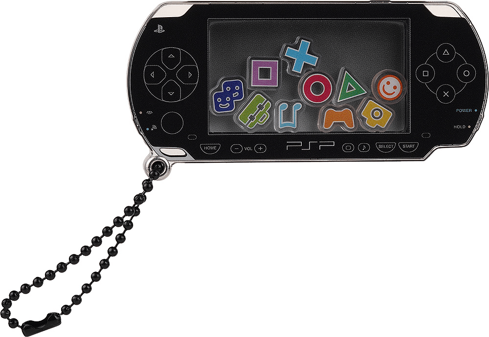 PSP™ (PlayStation™Portable) Rattle Acrylic Keychain: Black Ver.GOOD SMILE COMPANY