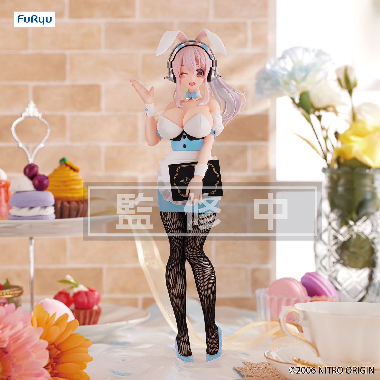 SUPER SONICO BiCute Bunnies Figure Waitress Light Blue Color ver.FuRyu