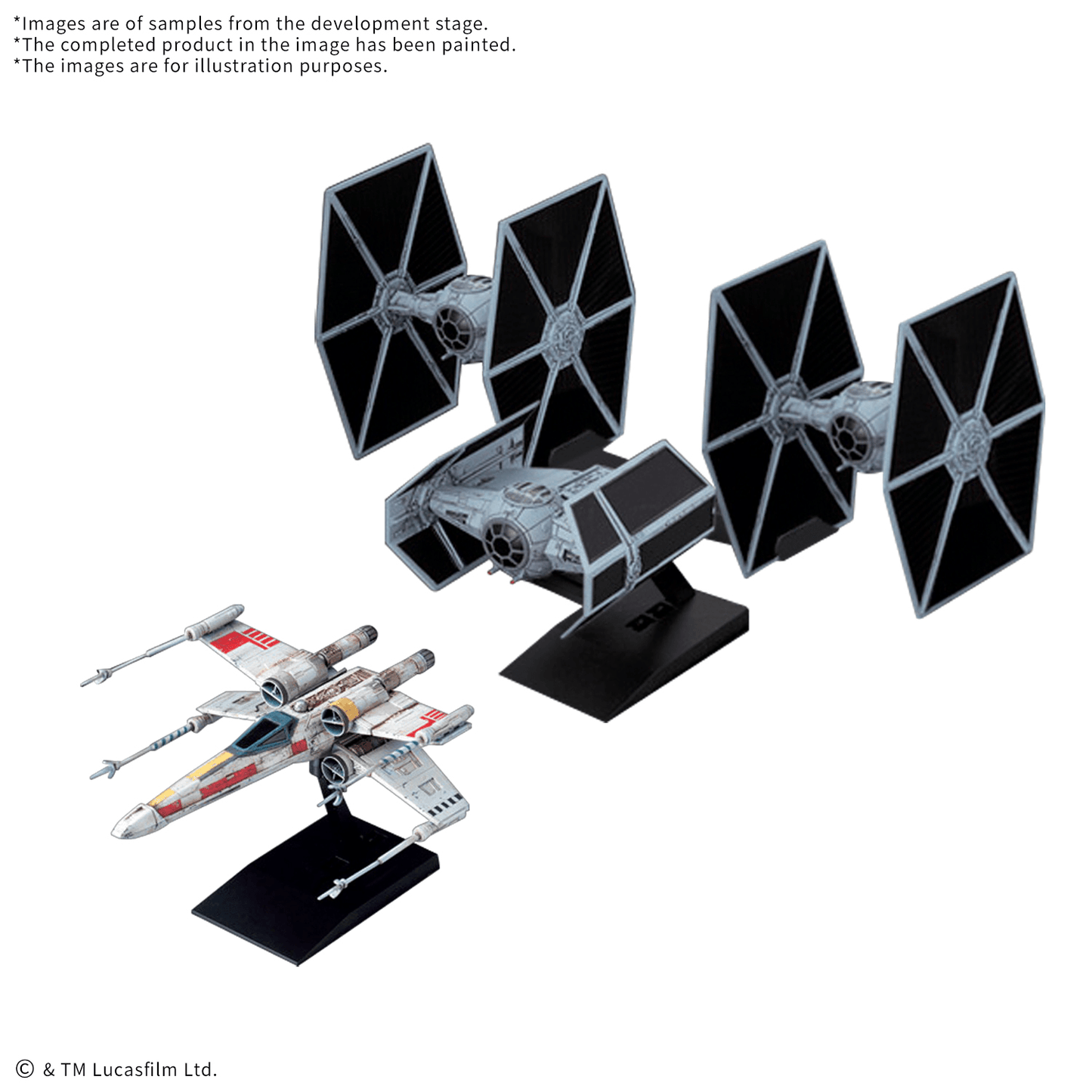 STAR WARS Vehicle Model 020 Trench Run Set [A NEW HOPE] Bandai Model Kit