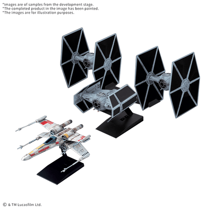 STAR WARS Vehicle Model 020 Trench Run Set [A NEW HOPE] Bandai Model Kit