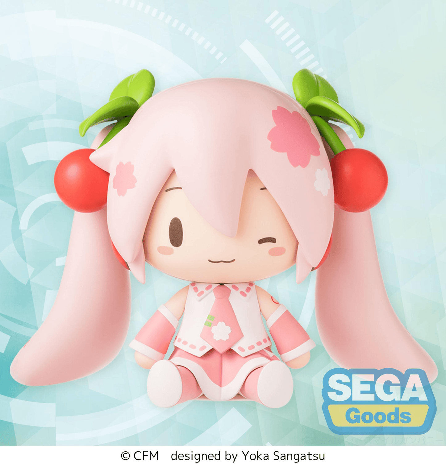 Hatsune Miku Series Chibi Figure Sakura Miku fuwa petit SEGA