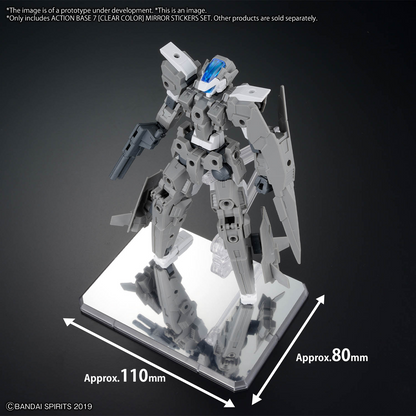 AB7 Action Base 7 [Clear Color] Mirror Stickers Set