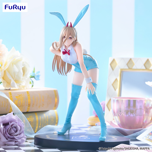 Chainsaw Man BiCute Bunnies Figure Power Light Blue Color ver.FuRyu