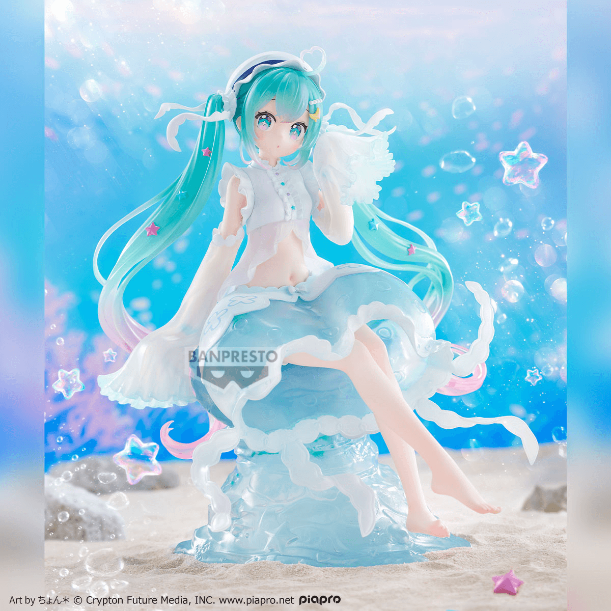 Hatsune Miku EVOLVE Clearluxe Jellyfish FIGURE BANPRESTO Bandai