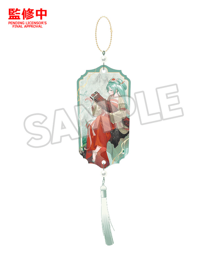 Hatsune Miku Glitter Keychain: Shikishi: Gao Shan Liu Shui Ver. GOOD SMILE COMPANY